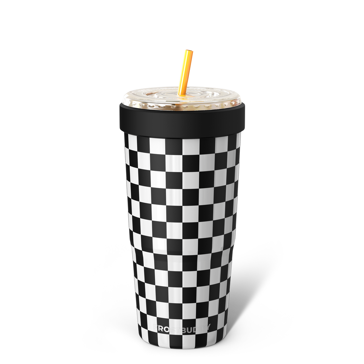 To-Go Buddy | Black & White Checkered image 1
