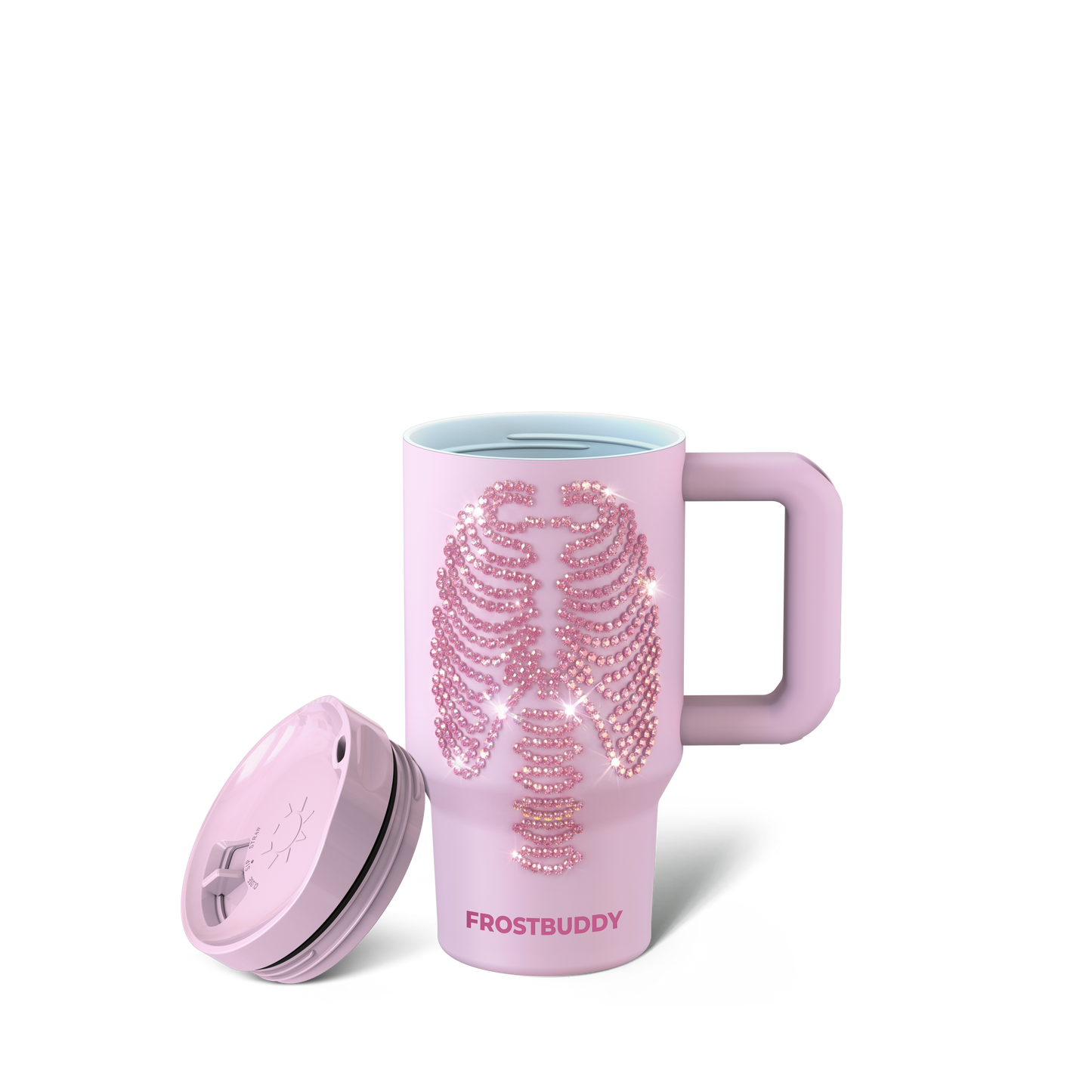 Mug Buddy 16oz | Pink Skeleton image 3