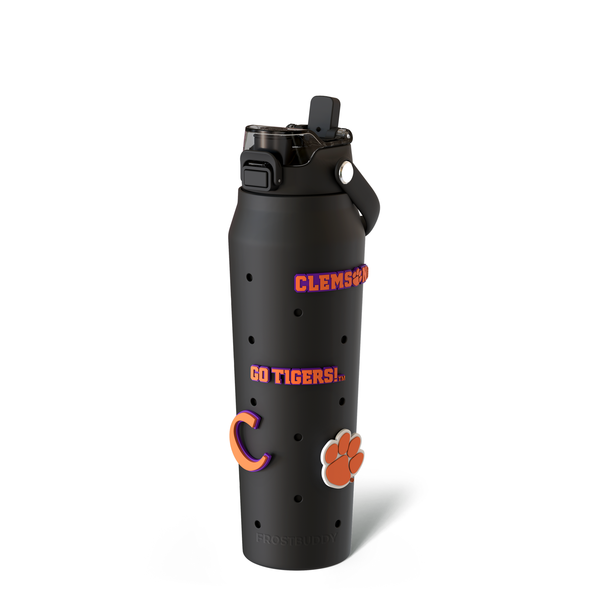 Bottle Buddy 32oz | Clemson Tigers | Skin + Budz Bundle image 1