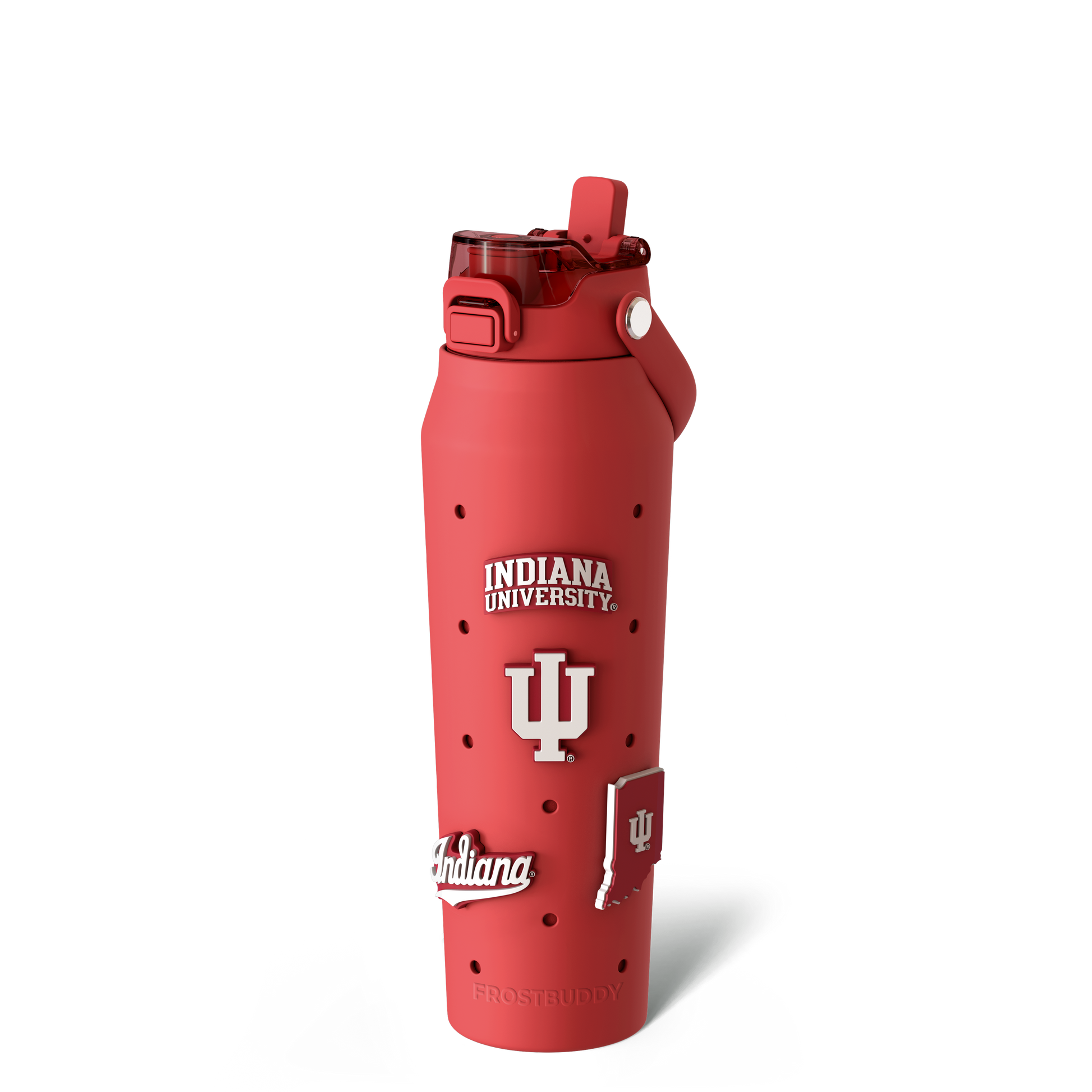 Bottle Buddy 32oz | Indiana Hoosiers | Skin + Budz Bundle image 1